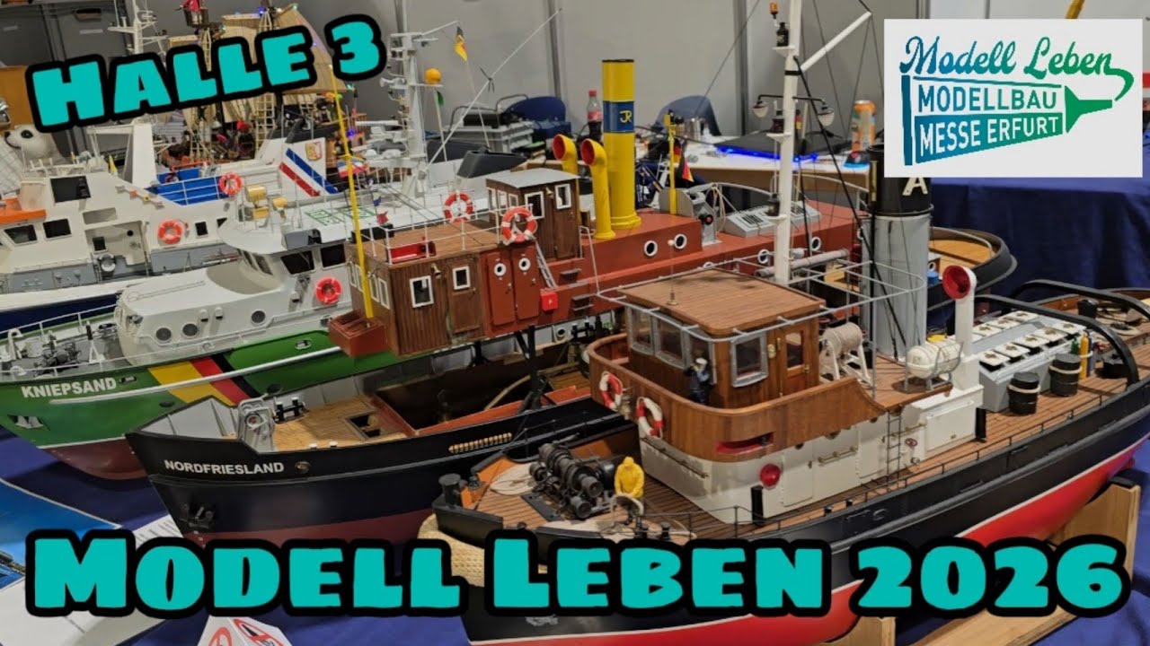 Eisenbahn, Schiffe & Fahrzeuge fahren - Modell Leben 2026 begeistert mit Workshops - Halle 3