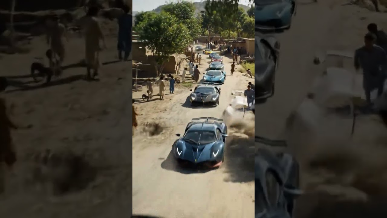 Bugatti Chiron, Pagani, Lamborghini in Pakistani Village | Cinematic Supercar Edit | AutoScene PK