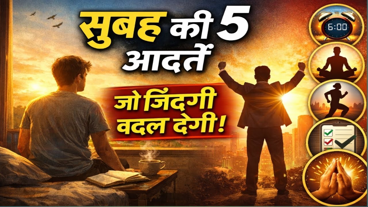 सफल लोगों की सुबह की 5 आदतें | एक कहानी जो आपकी ज़िंदगी बदल देगी