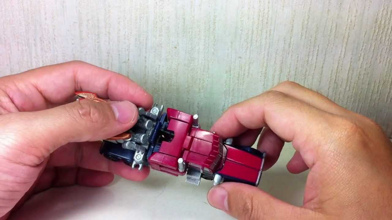 Transformers DOTM Cyberverse Battle Steel Optimus Prime