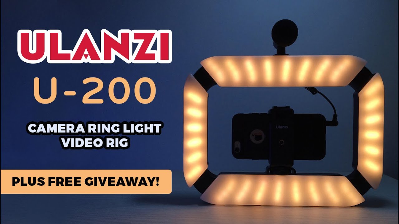 ULANZI U-200 CAMERA RING LIGHT VIDEO RIG #ledlight