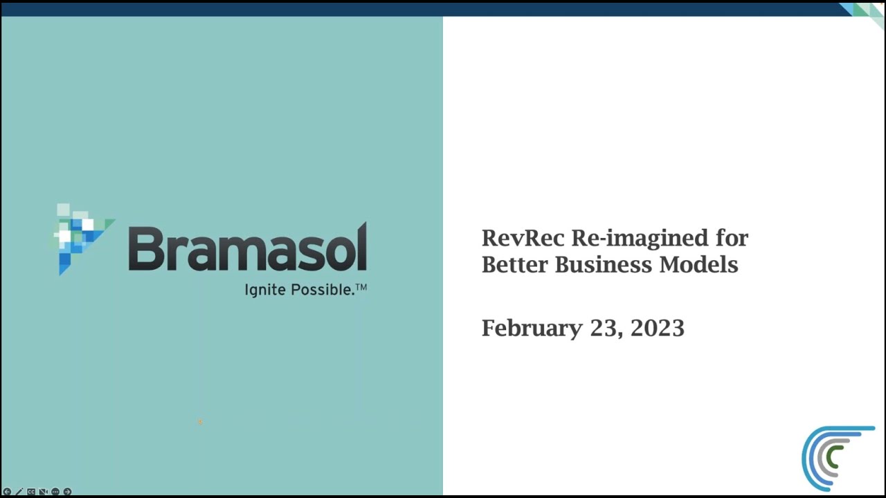 RevRec Re imagined for Better Business Value