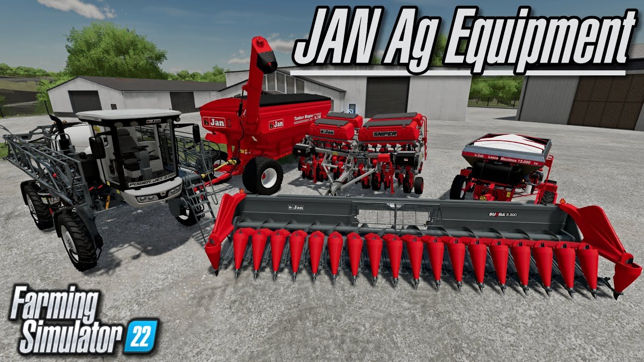 New Mods & A New Brand: JAN Agricultural Equipment! (5 Mods)