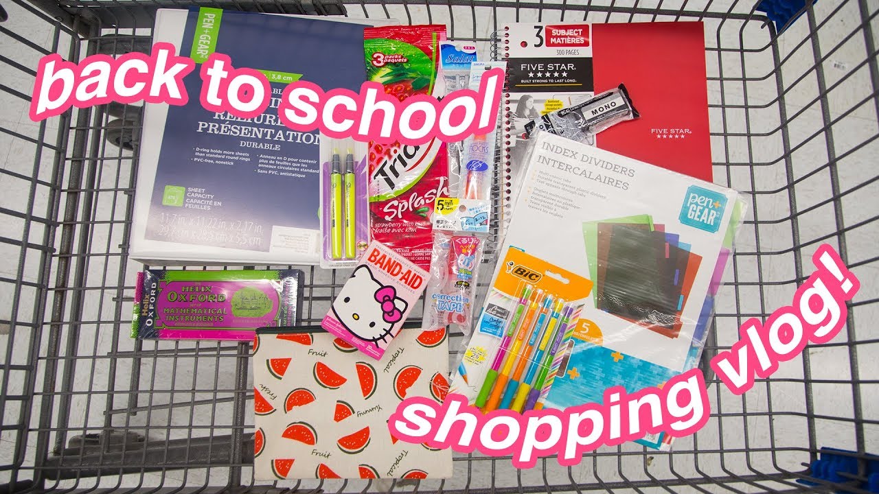 BACK TO SCHOOL supplies shopping vlog! | GRADE 11