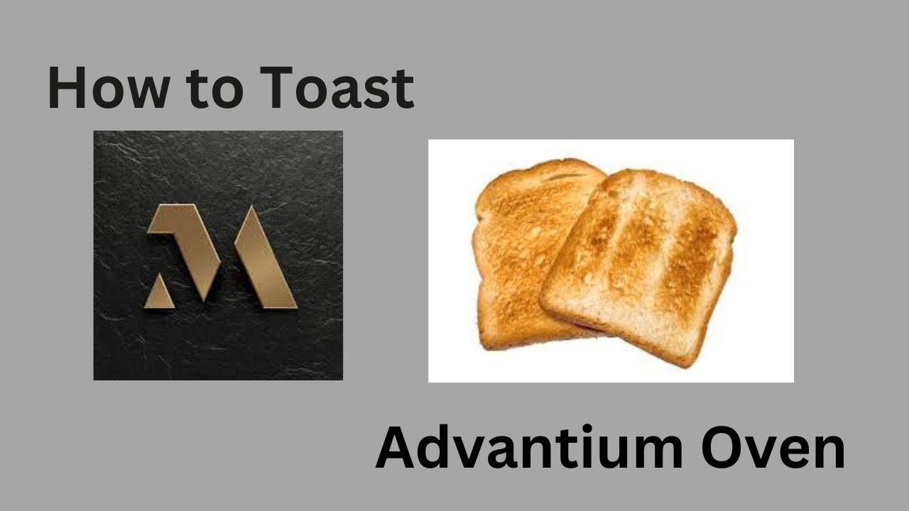 Toasting bread in the Advantium Speed oven.