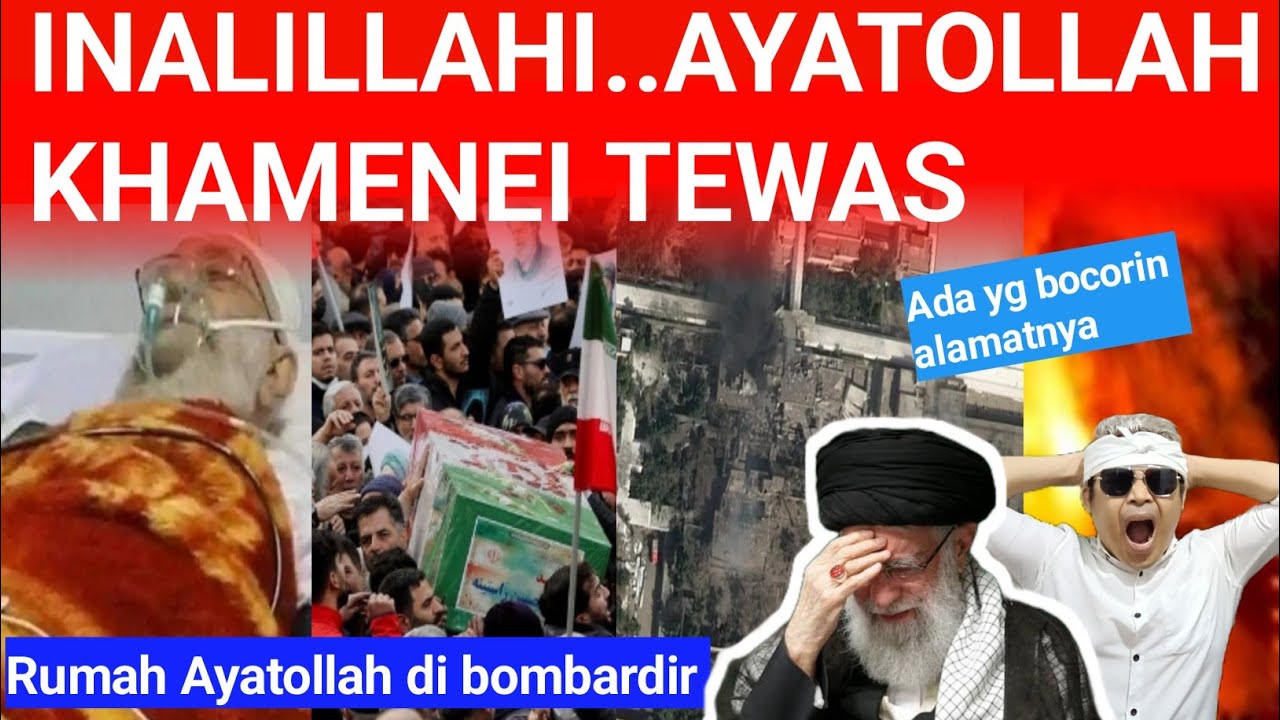 Ayatollah meninggal saat Israel serang rumah kediamannya..!! Iran kacau balau..