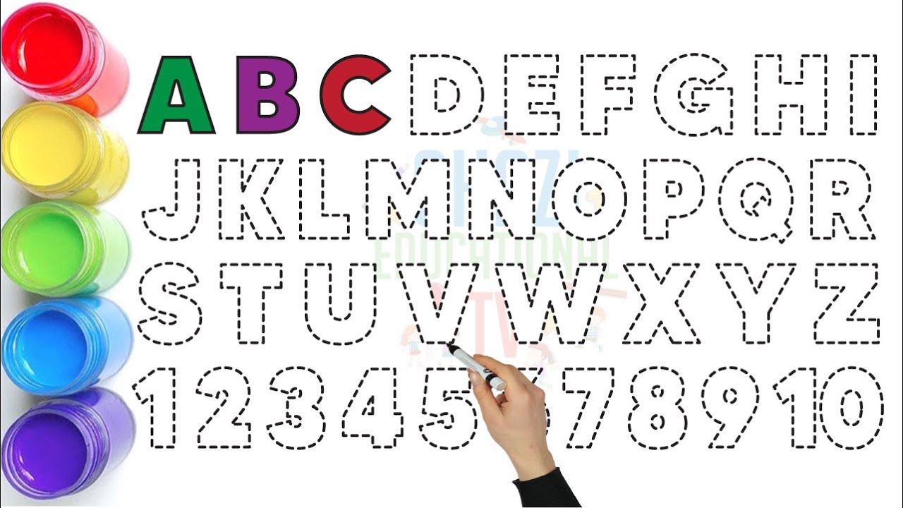 Let's Learn to Draw and Paint ABC and 123 for Kids