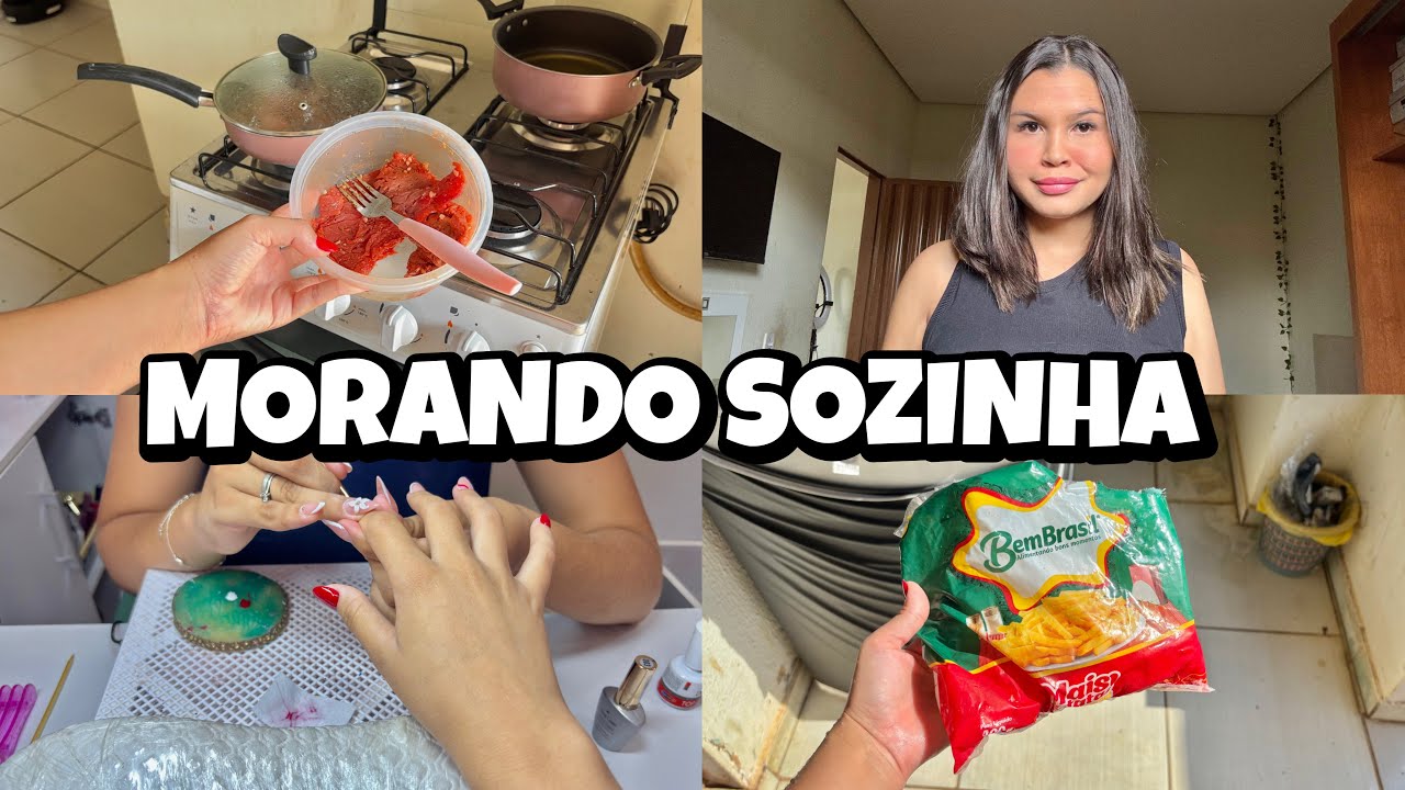 VLOG: UM DIA COMIGO MORANDO SOZINHA 