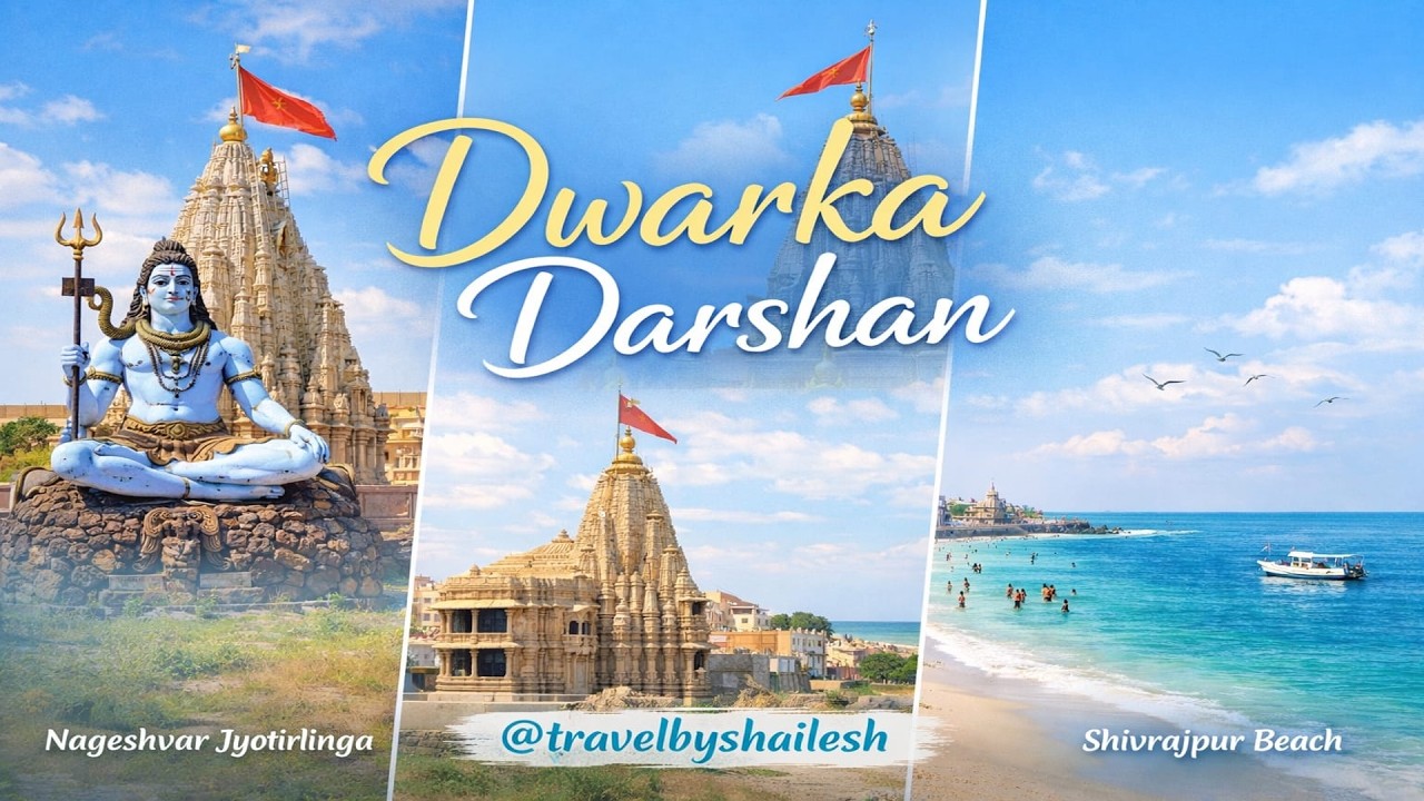 Dwarka Dham Full Darshan 😍 | Bet Dwarka & Nageshwar Jyotirling & Rukmani devi | Part 4