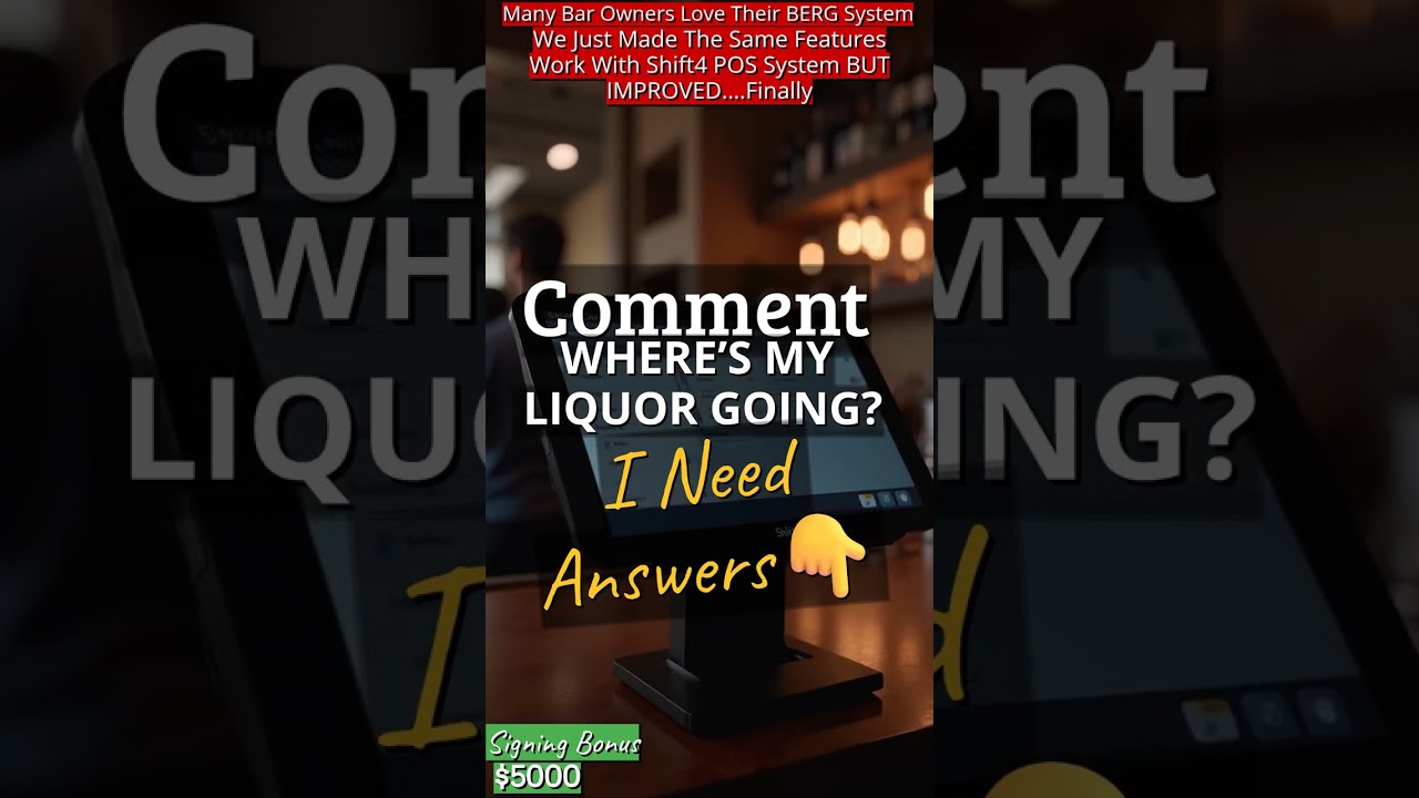 New Pour Control With Shift4 POS Stop Liquor Price Leaks & Boost Bar Profits  Berg Pour Upgrade 2026