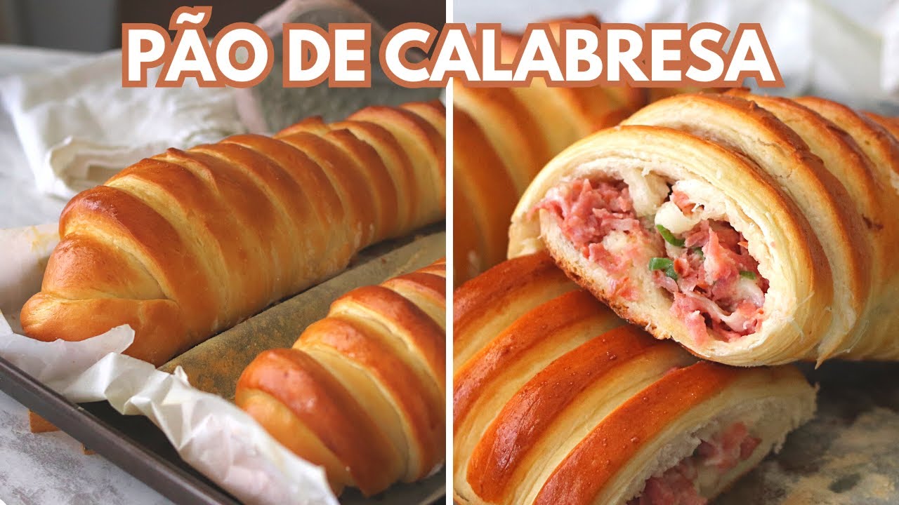 PÃO DE CALABRESA DELICIOSO | SALGADO DE CALABRESA COM QUEIJO | Day Flaubert