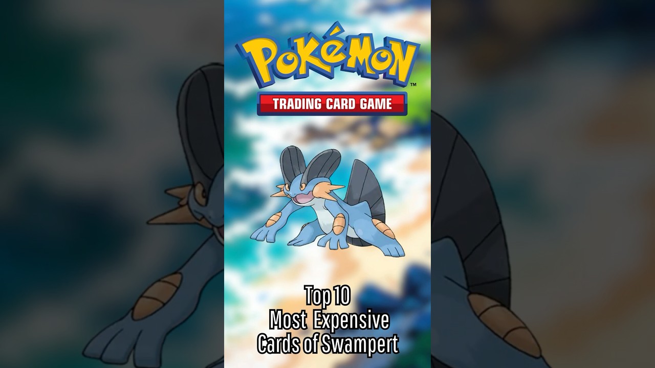 Top 10 Most Expensive Swampert Cards! #pokemon #pokemoncards #pokemontcg #swampert