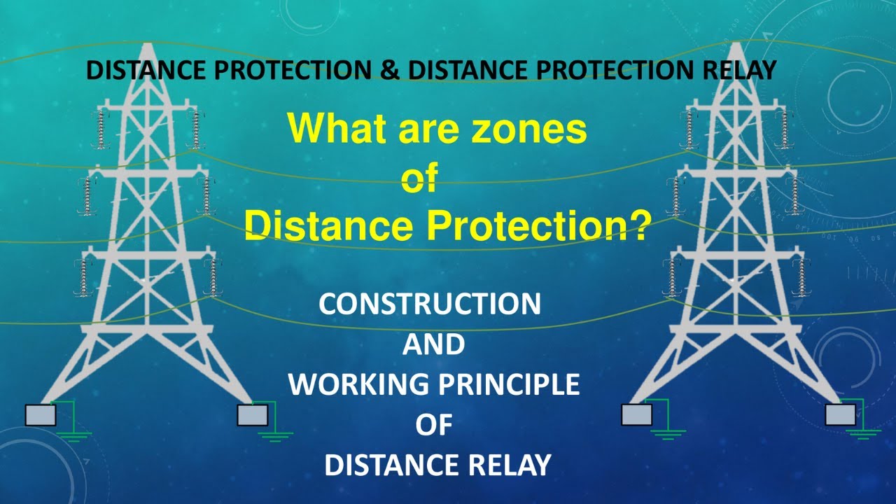 DISTANCE PROTECTION RELAY: CONSTRUCTION & WORKING PRINCIPLE:DISTANCE PROTECTION OF TR LINE & ZONES