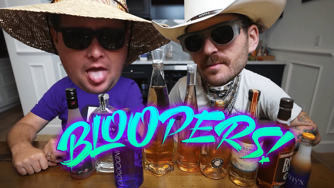celebrity alcohol tasting - bloopers