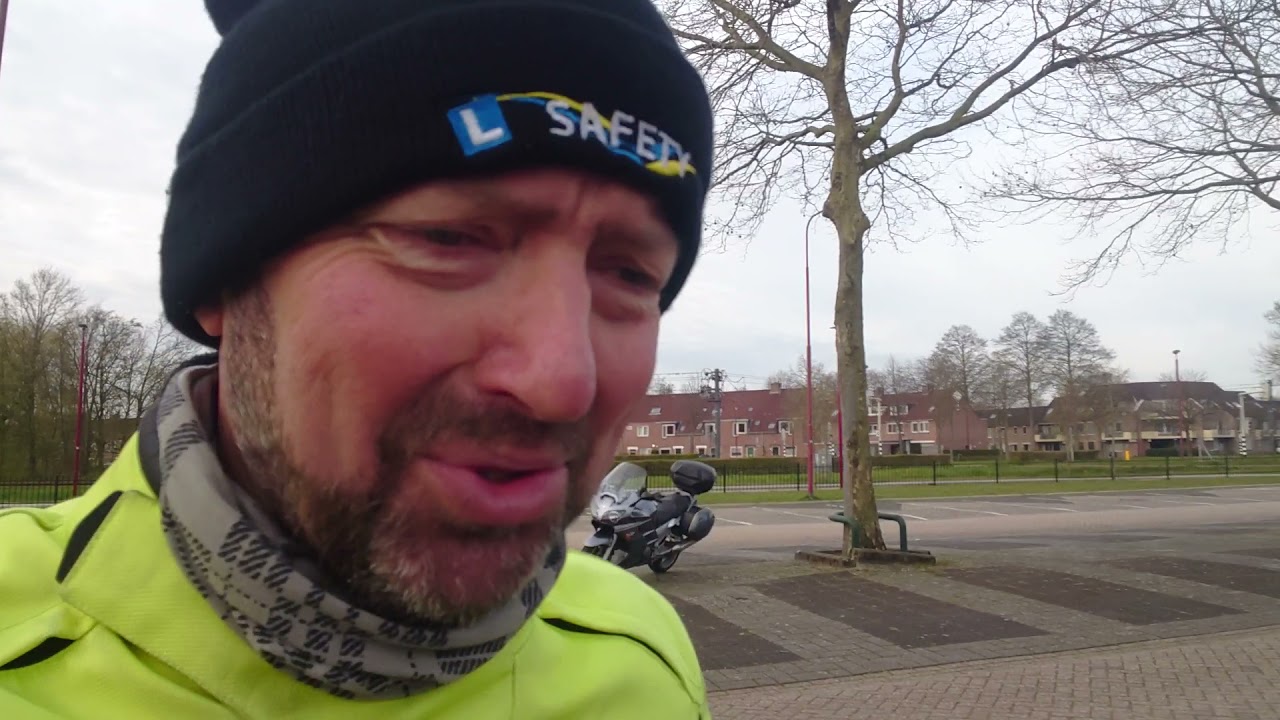 motorrijles uitwijkoefening