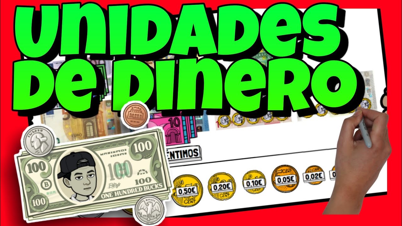 🤑 El DINERO (el euro €): MONEDAS y BILLETES con OPERACIONES