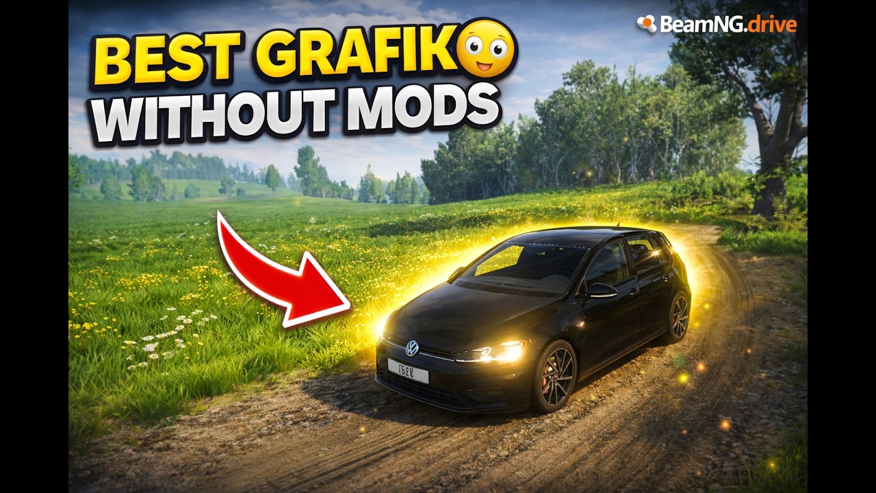 😋🔥ЛУЧШАЯ ГРАФИКА BEAMNG DRIVE БЕЗ МОДОВ (BEST GRAFIK)🔥🔥