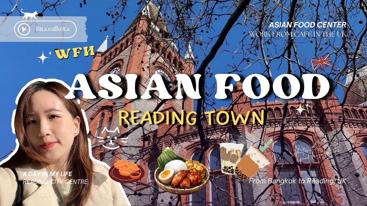 Reading (n.)✶⋆.˚ เมืองเล็กๆในอังกฤษ UK Vlog | City Centre, Cafe, Groceries, Shopping mall