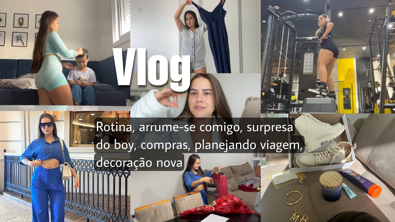 Vlogão: planejando viagem, dia das mães, arrume-se comigo, ganhei uma surpresa, compras…