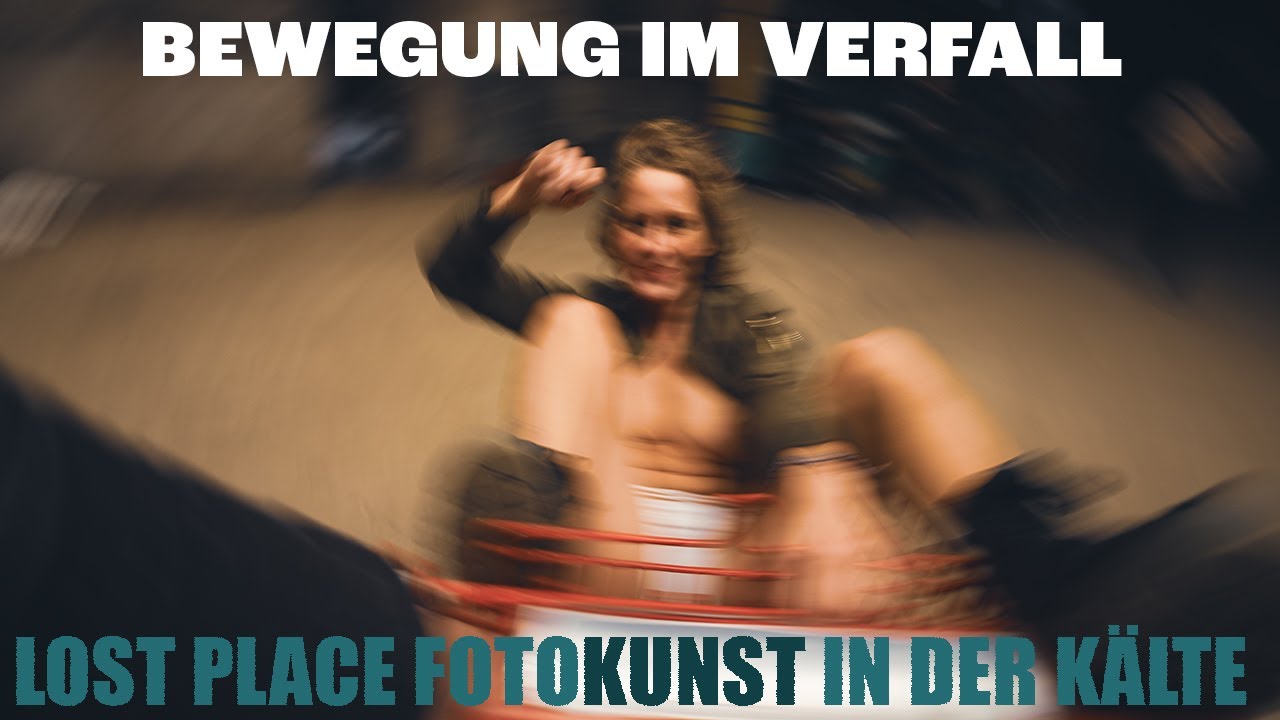 Bewegung im Verfall &ndash; Lost Place Fotokunst in der K&auml;lte