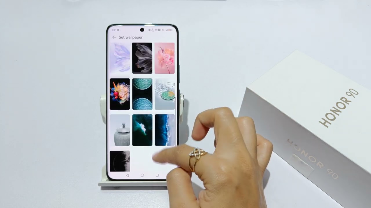 How to set wallpaper in honor 90  , 90 lite | honor 90 pro me wallpaper kaise lagaye