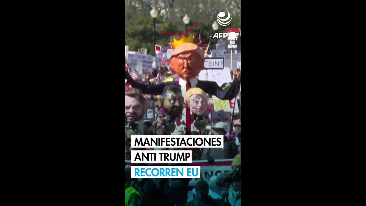 Manifestaciones anti Trump recorren Estados Unidos y traspasan fronteras