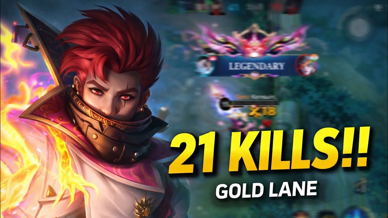 INSANE 21 KILLS GRANGER 🔥 GOLD LANE MLBB