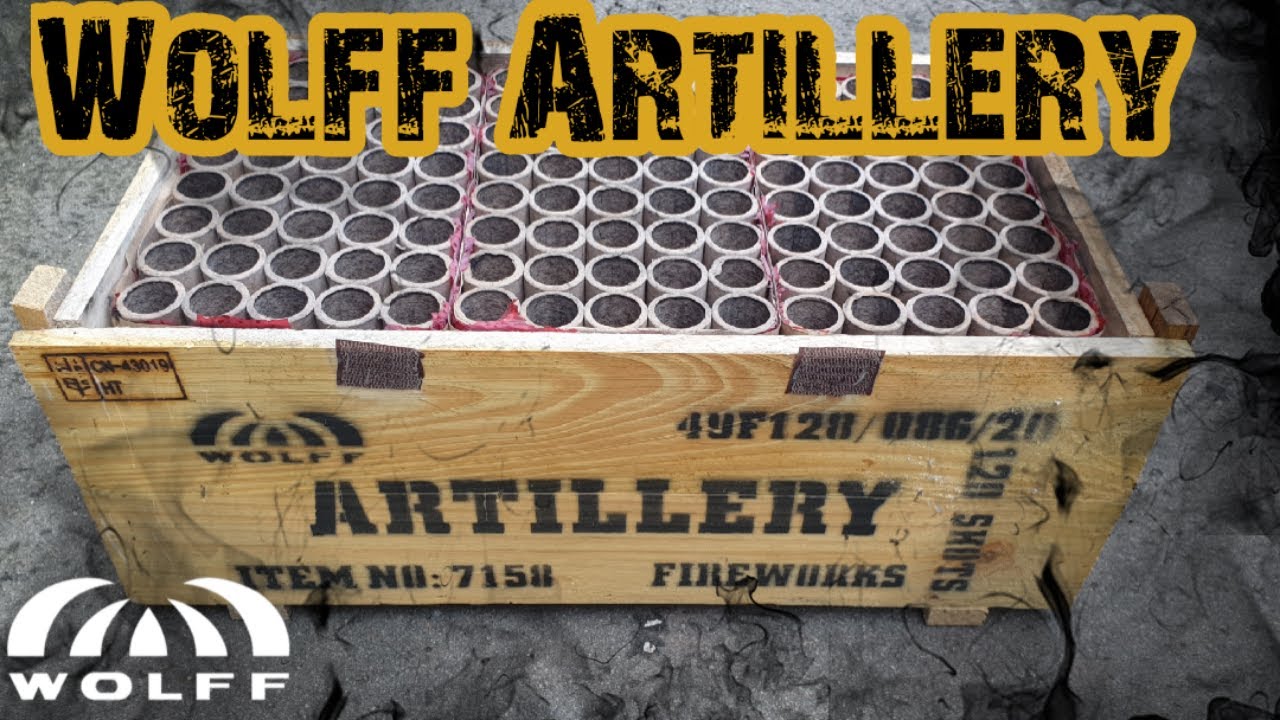 Wolff Vuurwerk - 7158 Artillery | 120-Schuss Verbund | Silvester 2021/22 | Top