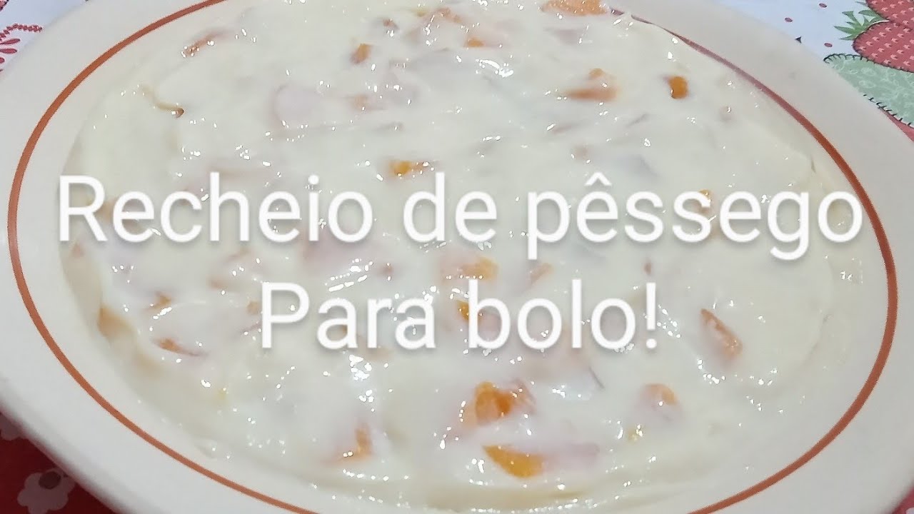 recheio de pêssego para bolo!