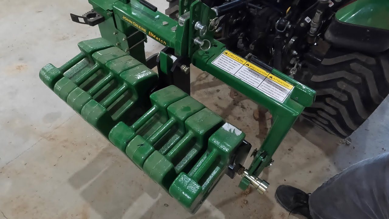 1025R Gettin’ Hitched.  Backhoe removal and 3 point hitch install.
