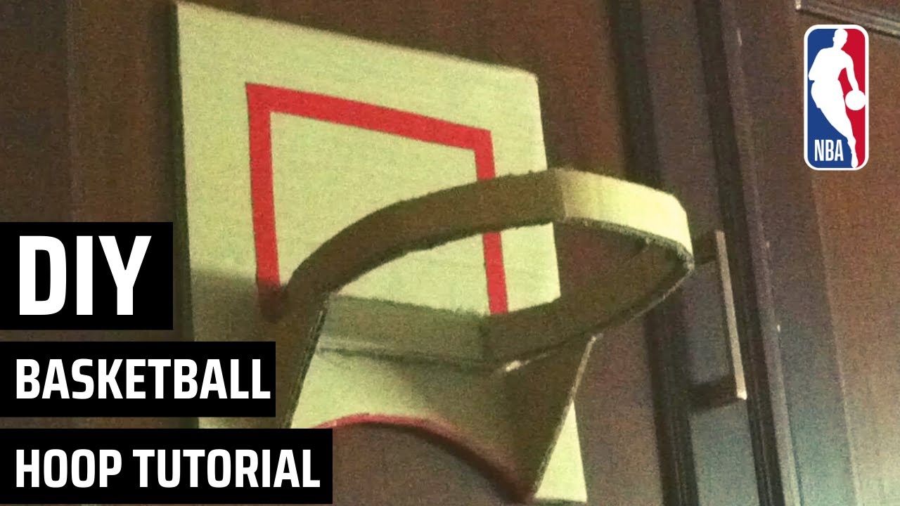 How to make a basketball hoop for your room! Very easy