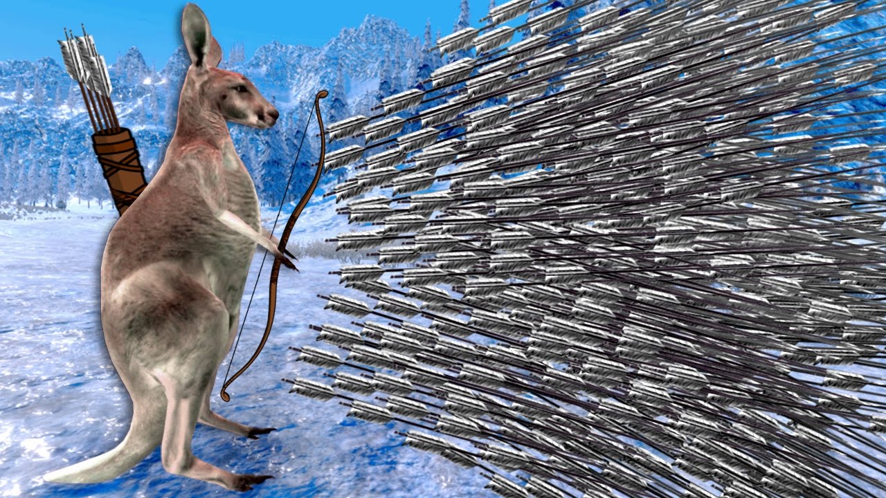 FULL AUTO ARCHER KANGAROO WIPES OUT ANIMAL KINGDOM - Ultimate Epic Battle Simulator (UEBS)