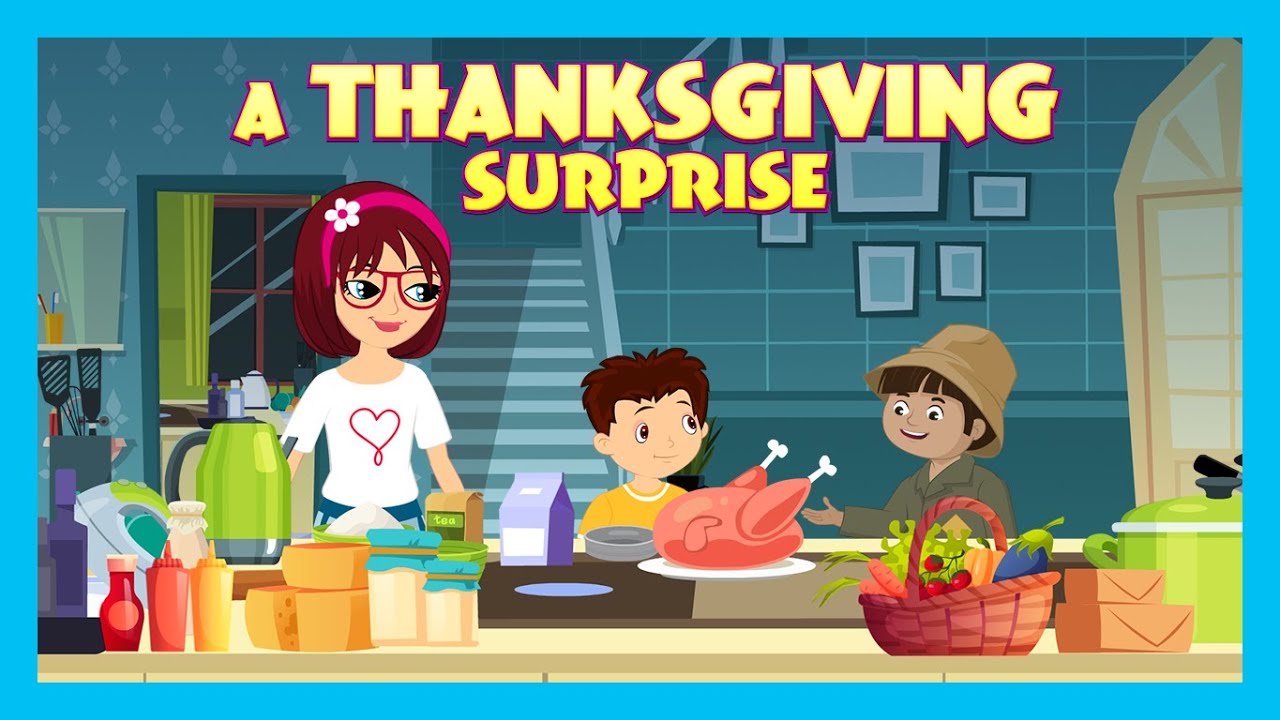 A THANKSGIVING SURPRISE | English Story For Kids | Stories Of Thanksgiving | Festive Season 2022