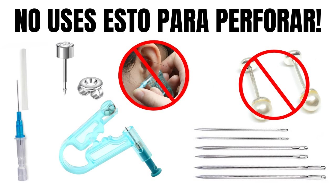 NO HAGAS PIERCING CON ESTO! (clase gratis 1 de 5)