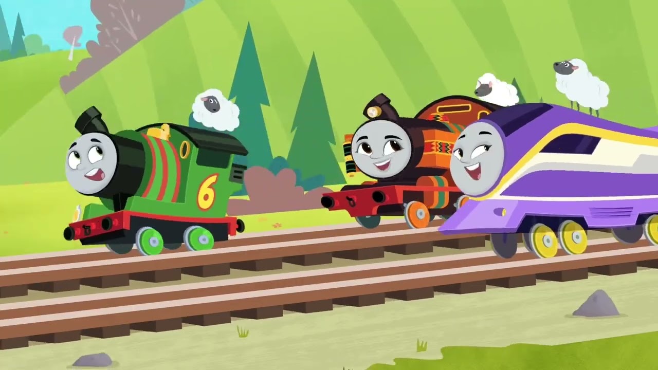 Thomas & Friends All Engines Go Peep Peep, We're Counting Sheep Uk Dub HD Pal Pitch 