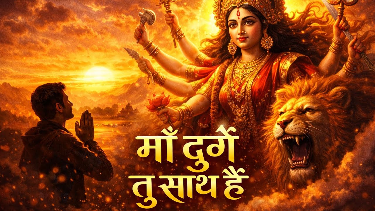 Maa Durga Special Bhakti Song | माँ दुर्गे तू साथ है | Feel Divine Power | NaadSur