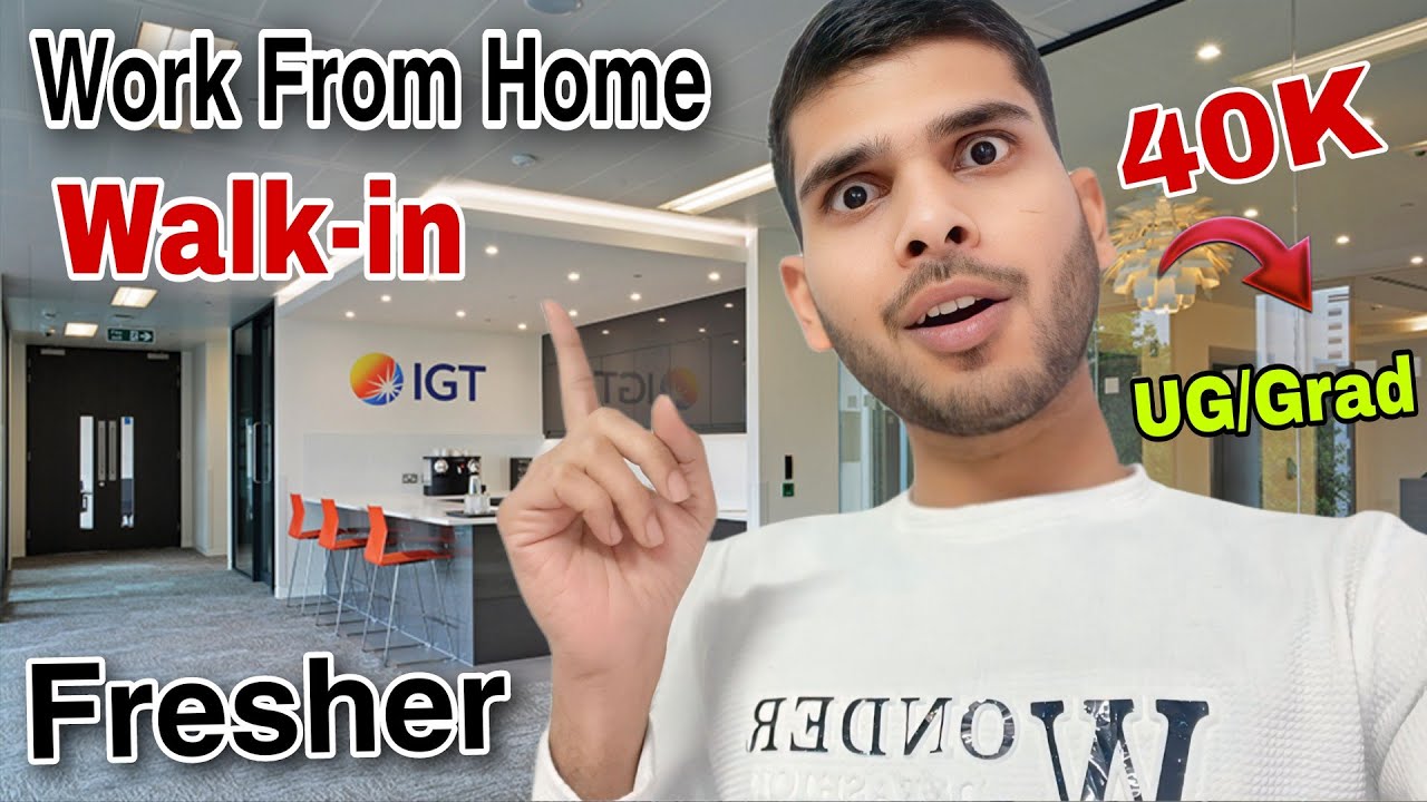 IGT Solutions Walk-in Drive 2026 🚨 | Work From Home | Freshers & Any Graduate Apply Now