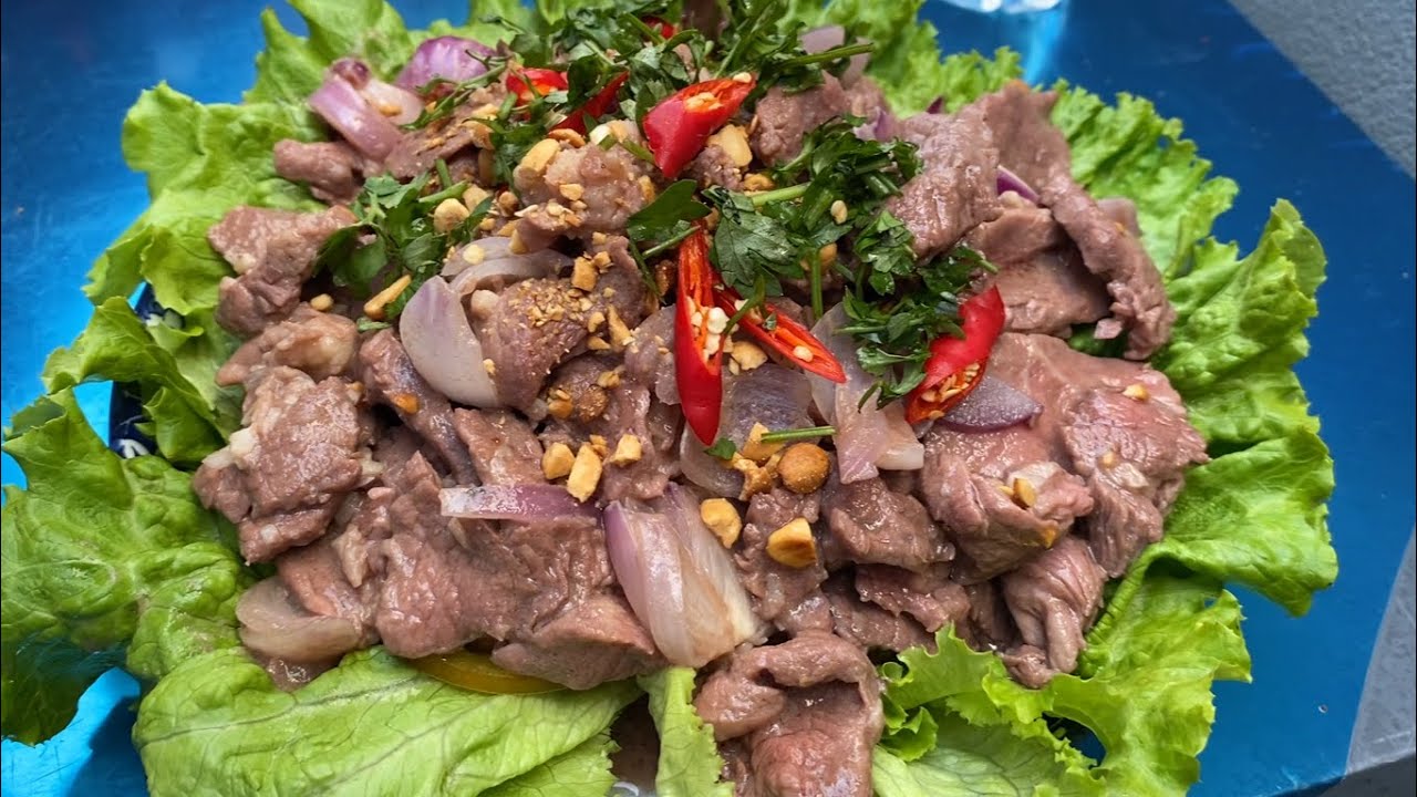 វិធីឆាឡុកឡាក់សាច់គោ