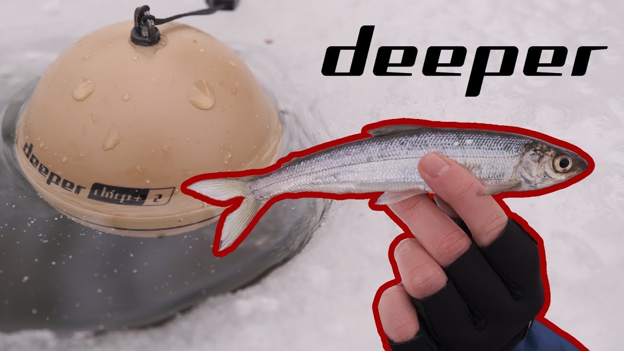 Łowienie pod lodem w głębszych obszarach z Deeper Chirp+2