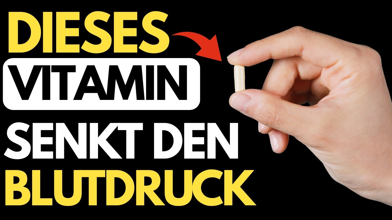 DIESE 3 VITAMINE HELFEN, DEN BLUTDRUCK NATÜRLICH ZU SENKEN – VIELE WISSEN DAS NICHT