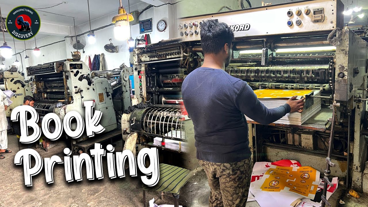 How are books printed? Amazing Process of Book Printing and Ink Production