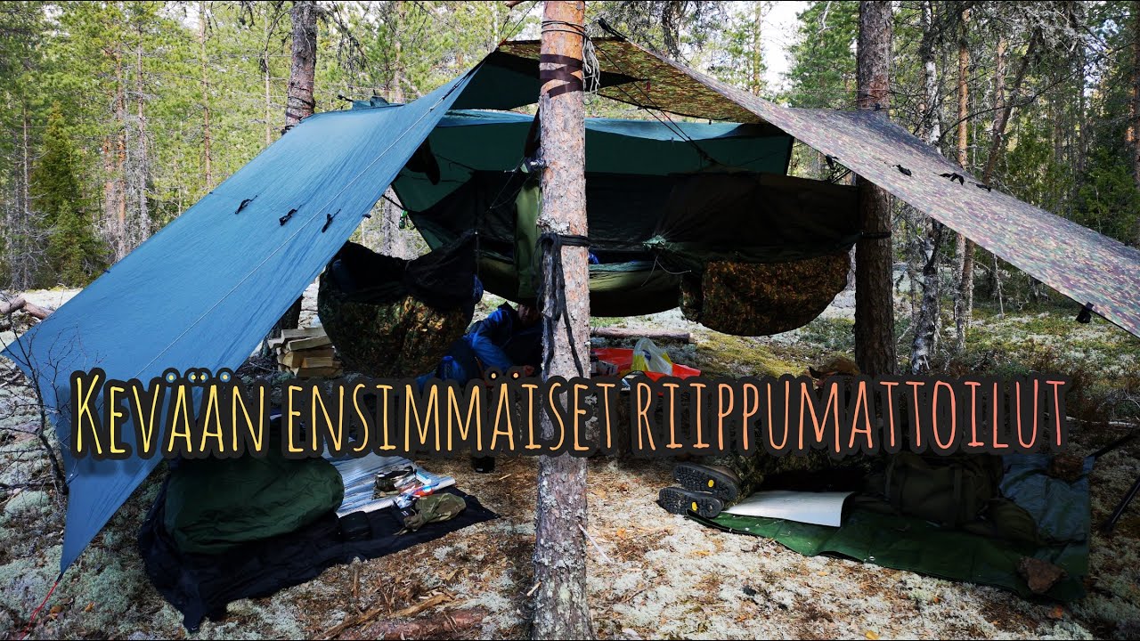 Kev&auml;&auml;n Ensimm&auml;iset Riippumattoilut | Riippumattoretkeily