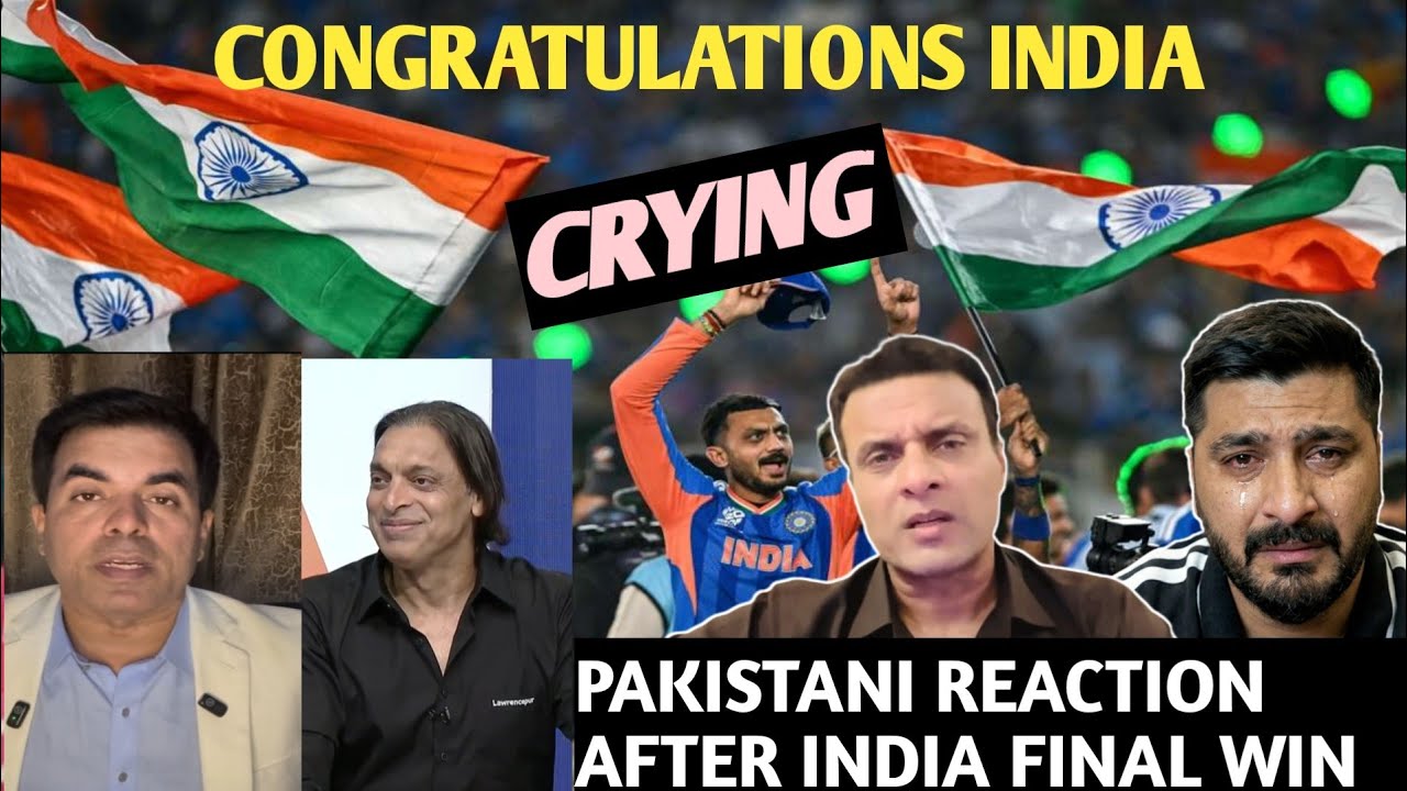 PAKISTANI REACTION AFTER INDIA WON T20 WORLD CUP Tanveer Crying
