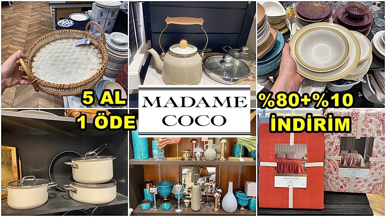 MADAME COCO 'DA B&Uuml;T&Uuml;N &Uuml;R&Uuml;NLERDE %80 İNDİRİM🛒/&Ouml;RT&Uuml;LER 100 TL❗️❗️5 AL 1 &Ouml;DE🤩&Ccedil;EYİZ ALIŞVERİŞİ/&Ccedil;EYİZLİK