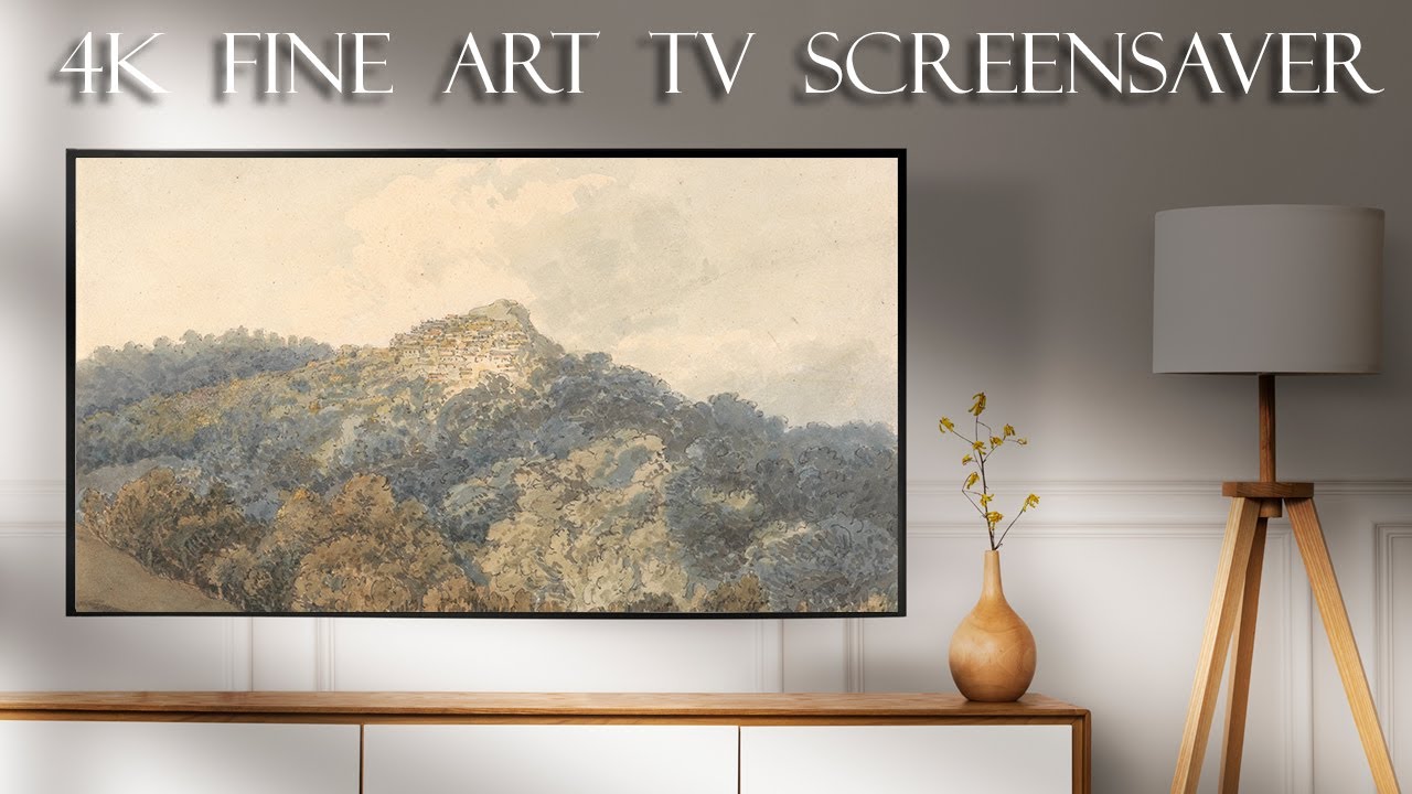 TV Art Screensaver Landscape | Hills Relaxing | Vintage Art TV Background | 4K Fine Art for your TV