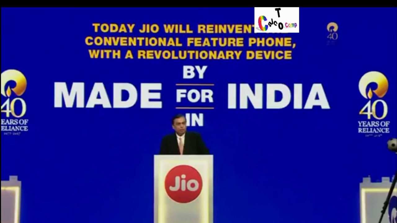 jio feature phone launch