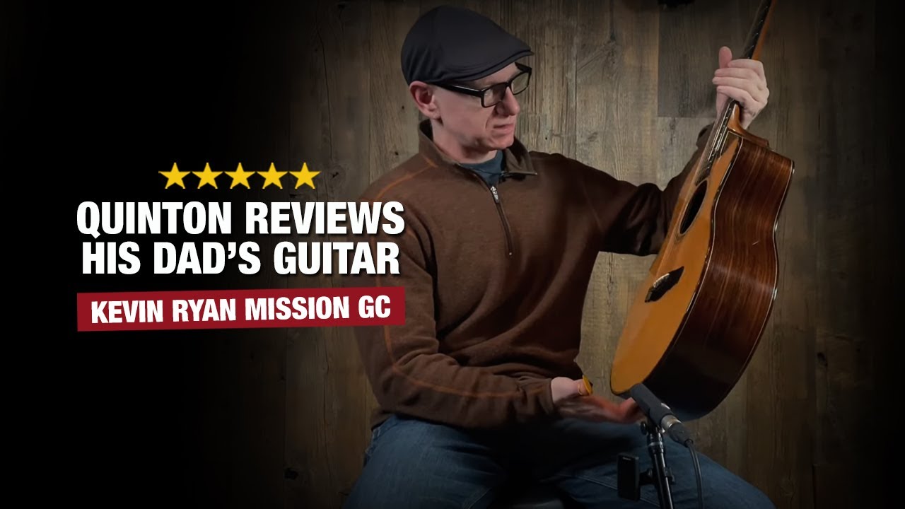 Quinton Reviews His Dad's Guitar - a Kevin Ryan Mission Grand Concert