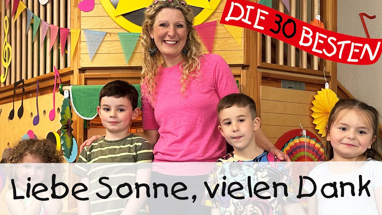👩🏼 Liebe Sonne, vielen Dank - Singen, Tanzen und Bewegen || Kinderlieder