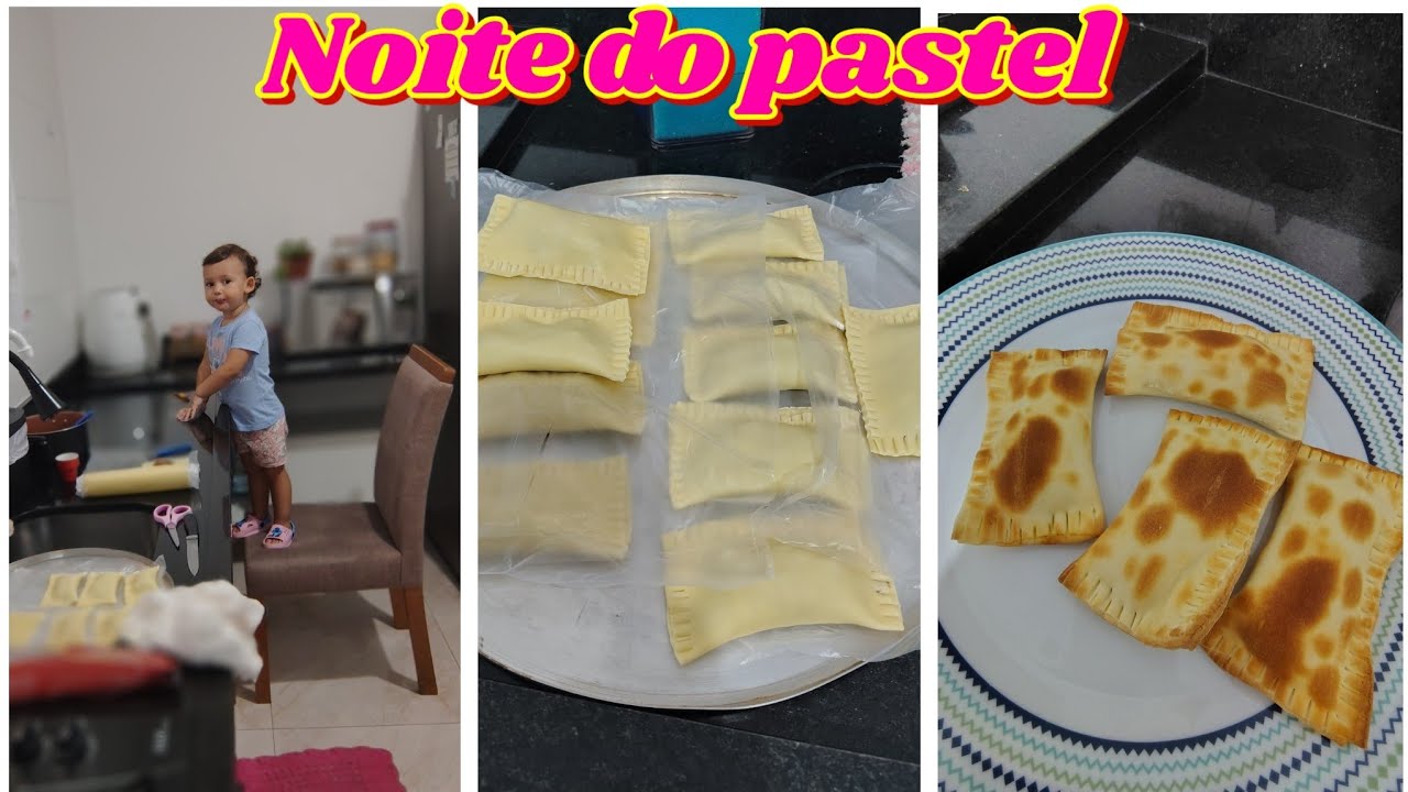 Fazendo pasteis com a Julia 😋