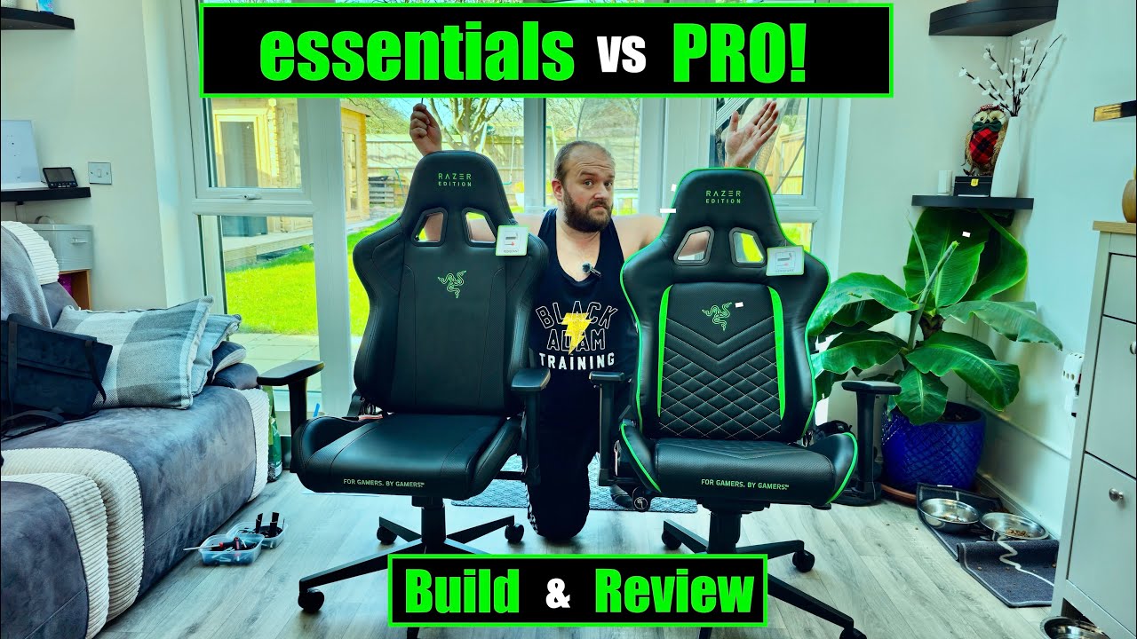 RAZER Tarok Essentials (&pound;159) vs RAZER Tarok Pro (&pound;259) Gaming Chairs Review | are they worth it?